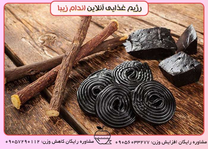 شیرین بیان برای بزرگ شدن سینه