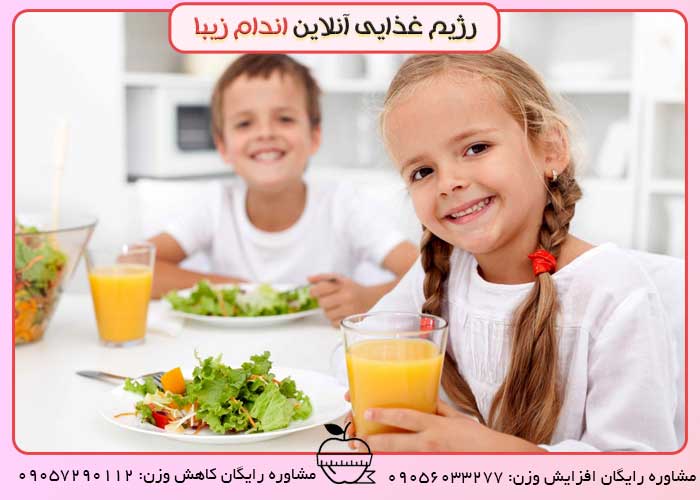 صبحانه خوردن کودکان